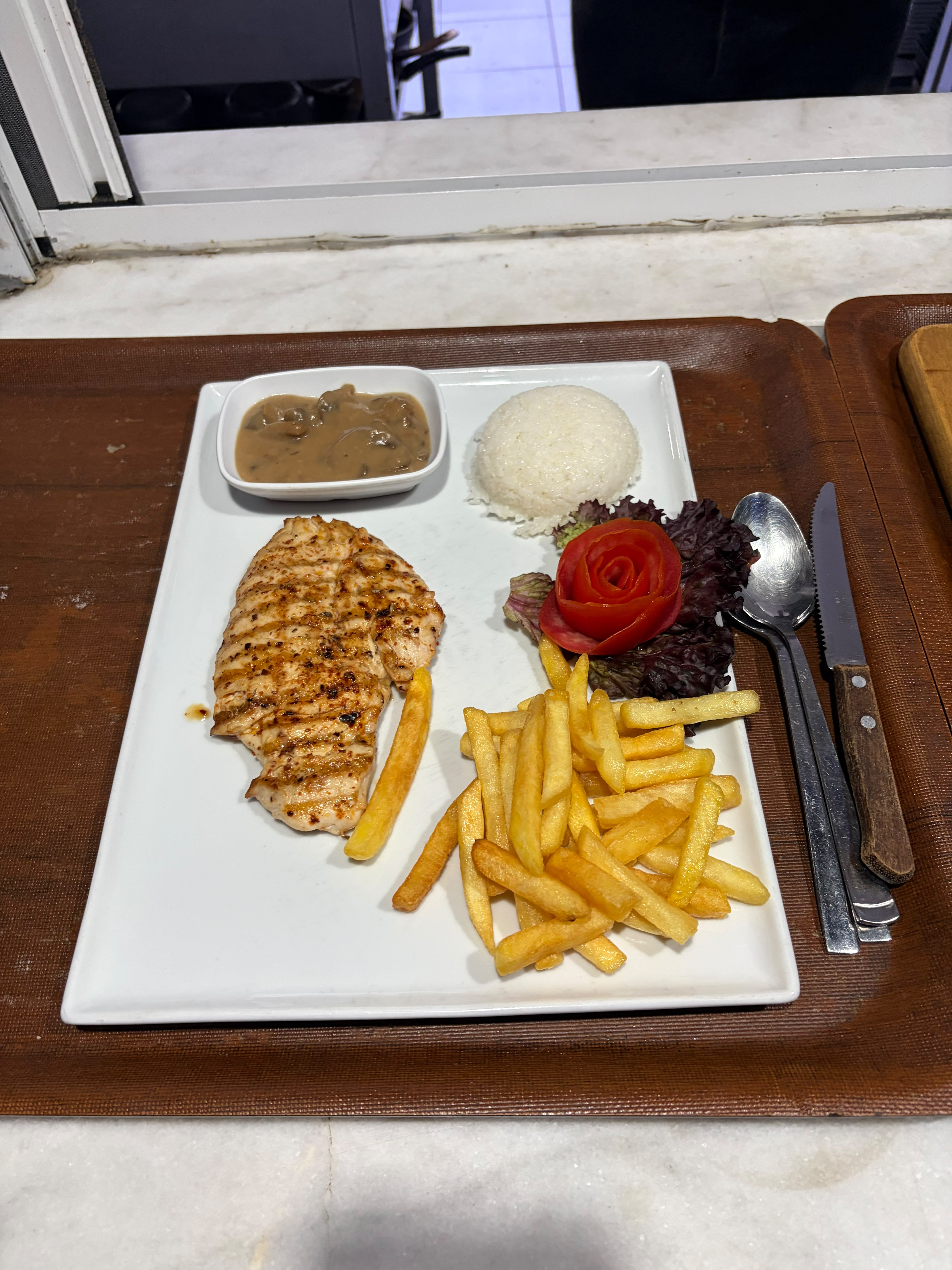 Grilled chicken fillet